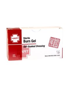 Burn Dressing, Sterile Gel-Soaked, 4" x 4", 1 per unit