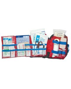 Soft Pack First Aid Kit, Nylon, Red