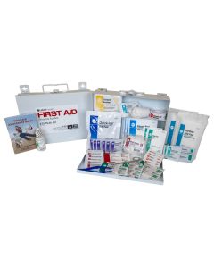 Bulk First Aid Kit, 25-Person, ANSI 2021 Class A, Metal Box