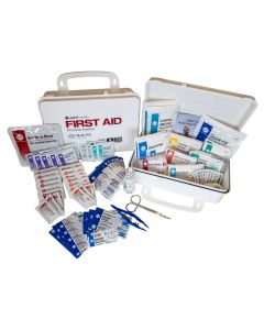 Bulk First Aid Kit, 25-Person, ANSI 2021 Class A, Polypropylene Box