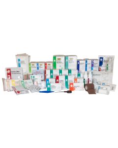 4 or 5 Shelf First Aid Station Refill, ANSI Class A, includes medications