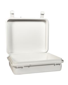 First Aid Kit Box, Polypropylene, Large, White, Empty