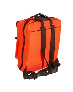 Trauma Backpack Bag, Orange, Empty