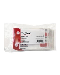 Tufflex, Large Patch Adhesive Bandages, Heavy Woven Elastic Cloth, 2" x 4", 15 per bag