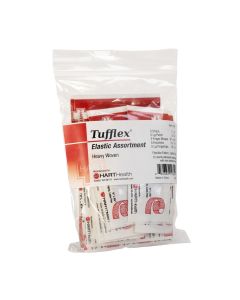 Tufflex, Assorted Elastic Adhesive Bandages, Heavy Woven Cloth, 25 per bag