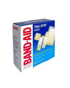 J&J Band-Aid, Assorted Adhesive Bandages, 80 per box