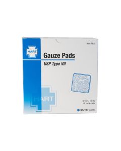 USP Type VII, 3" x 3", Gauze Pads, Sterile