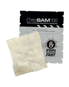 ChitoSAM 100 CE Hemostatic Dressing, Sterile, 4" x 4"