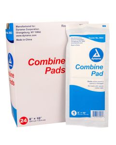 Dynarex Combine ABD Pad, Sterile, 8" x 10"