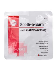 Sooth-a-Burn Dressing, gel soaked, Sterile, 4" x 4"