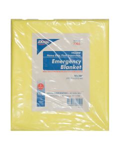 Dukal, Emergency Blanket, Yellow, 54 x 80"