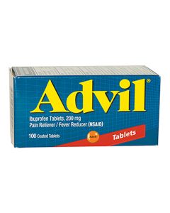 Advil, Ibuprofen 200 mg, 100 per bottle