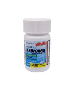 Naproxen, pain reliever, caplet