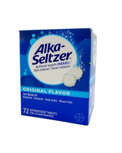 Alka Seltzer, stomach and pain reliever, effervescent tablets, 36/2's box