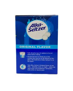 Alka Seltzer, stomach and pain reliever, effervescent tablets, 36/2's box