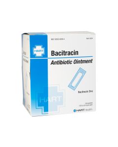 Bacitracin Zinc Ointment, Antibiotic Ointment, 1/32 oz, 144 per box