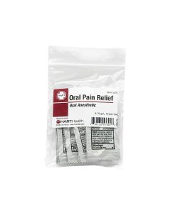 Oral Pain Relief, Benzocaine 20%, 0.75 gm packets, 10 per bag