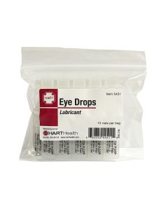 Eye Drops, 0.01 oz vial, 10 per bag