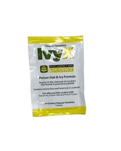 IvyX, Poison Ivy cleanser towelette, 25 per box