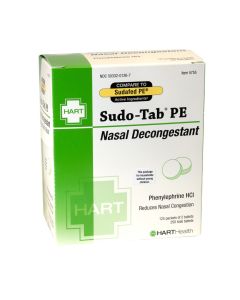 Sudo-Tab PE Nasal Decongestant, Non-drowsy