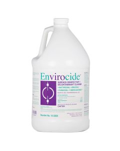 Envirocide, surface disinfectant, 1 gallon bottle