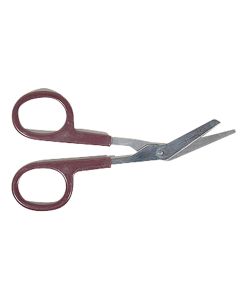 Bandage Scissors, 4.5", Maroon Handles