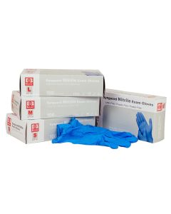 Nitrile Exam Gloves, Powder-free, 100 per box