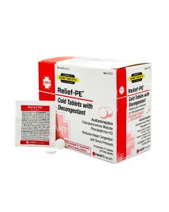 Relief-PE Cold Caplets with Pain Reliever and Decongestant