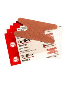 Tufflex, Knuckle Adhesive Bandages, Heavy Woven Elastic Cloth,1- 1/2" x 3", 20 per bag