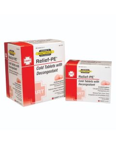 Relief-PE Cold Caplets with Pain Reliever and Decongestant