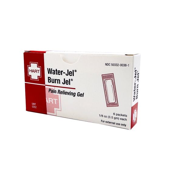 Water-Jel Burn Gel, Pain Relieving, 3.5 gm, 6 per unit