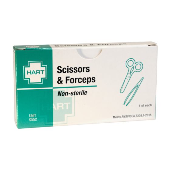 Scissors and Forceps, Kit Type, 1 each per unit