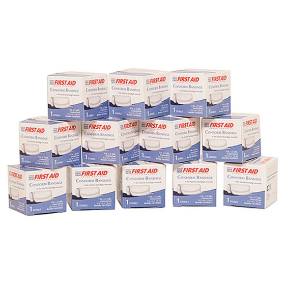 White Cross First Aid, Conforming Bandage, 1", 12 per package