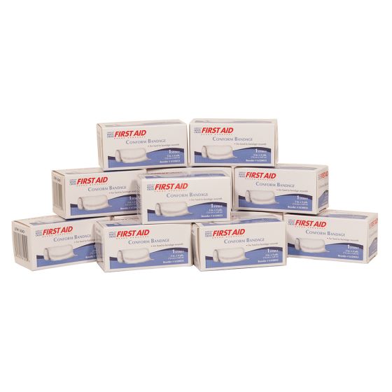 White Cross First Aid, Conforming Bandage, 3", 12 per package