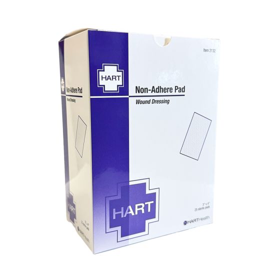 Non-Adherent Wound Pads, Sterile, 3" x 4", 25 per box