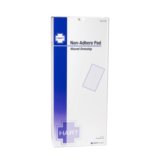 Non-Adherent Wound Pads, Sterile, 2" x 3", 100 per box