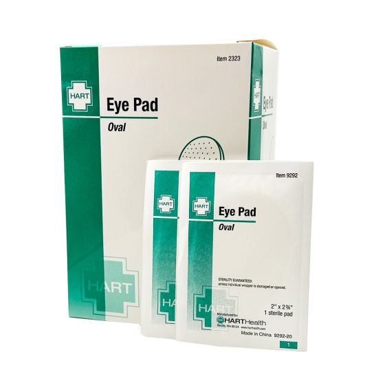 Eye Pad, Oval, Sterile, 2" x 2.-3/4"