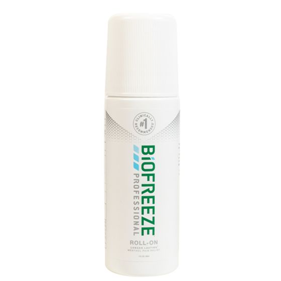 Biofreeze Pain Relieving Roll-on with Ilex, 3 oz