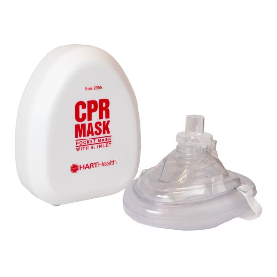 Pocket Mask with Oxygen Inlet