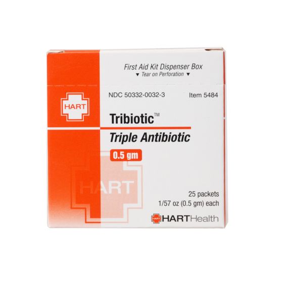 Tribiotic, Triple Antibiotic Ointment, 0.5 gm, 25 per box