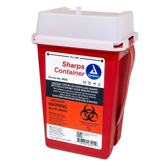 Sharps container, quart, each