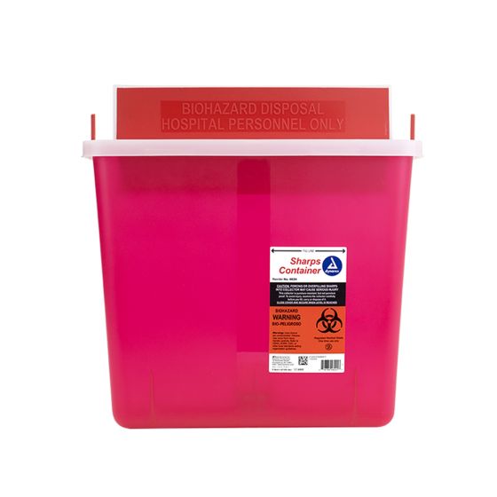 Sharps container, sharps disposal, 5qt, each