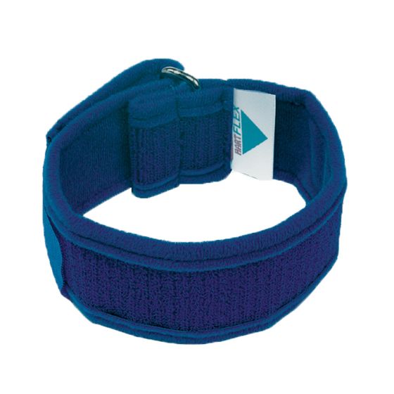 Deluxe Tennis Elbow Support, Adjustable Velcro Closure, Blue