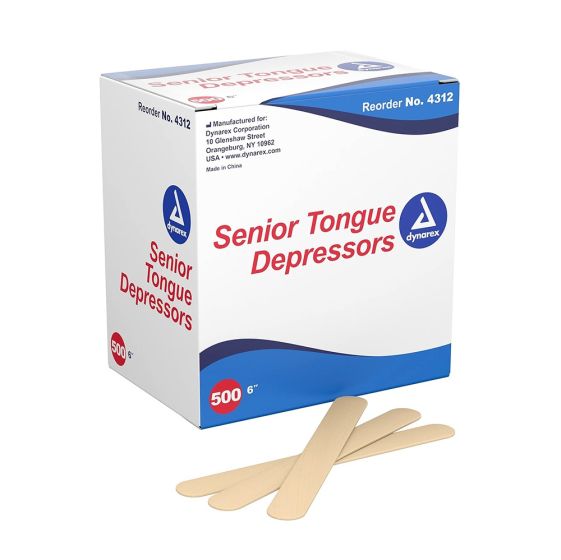 Tongue Blades, seniors, 500 per box