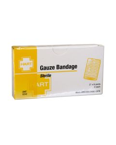 Sterile Gauze Bandage, 2" x 6 yards, 2 per unit