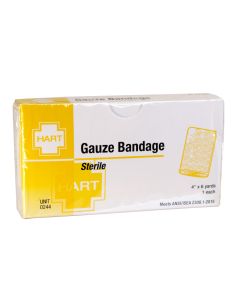 Sterile Gauze Bandage, 4" x 6 yards, 1 per unit