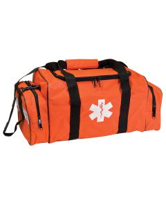 EMT First Responder Bag, Cordura Nylon, Orange, Empty