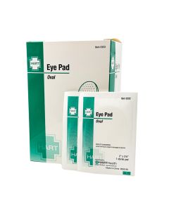 Eye Pad, Oval, Sterile, 2" x 2.-3/4"