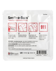 Sooth-a-Burn Dressing, gel soaked, Sterile, 4" x 4"