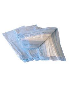 Underpads, Disposable, Blue, 17" x24", 300 per box